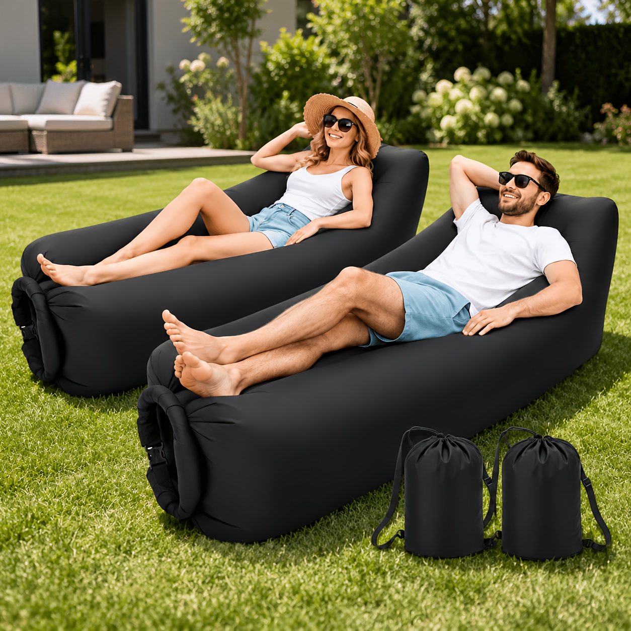 Nadmuchiwany zestaw sof 4 w 1  – Outdoor Camping Couch recenzja i cena