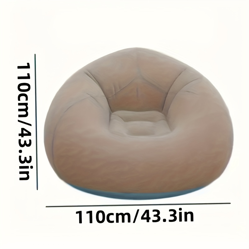 Flocked PVC Nadmuchiwany Sofa  – Outdoor Camping Couch recenzja i cena